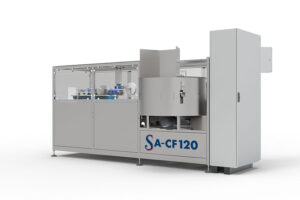 Rear-view-of-SA-CF120-automatic-bottle-unscrambler