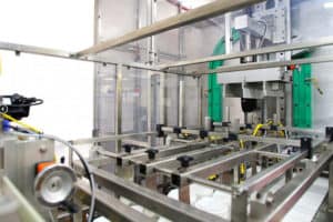 Relentless-M Form Fill Seal Case Packer with mechanical grippers