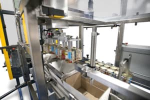 RELENTLESS V Form FIll and Seal Case Packer Vacuum Grippers