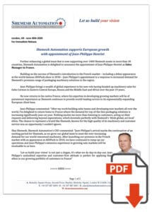 Packaging Automation Manufacturer France
