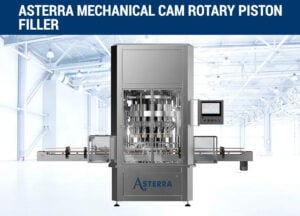 ASTERRA Mechanical Cam Rotary Piston Filler Machine