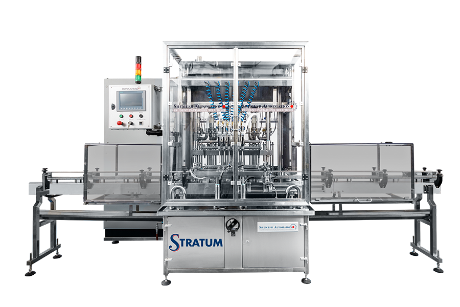 Stratum liquid filling machine