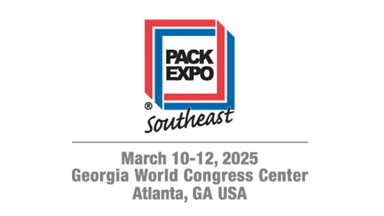 Pack Expo Southeast 2025, showcasing cutting-edge packaging solutions. March 10-12, 2025, Georgia World Congress Center, Atlanta.