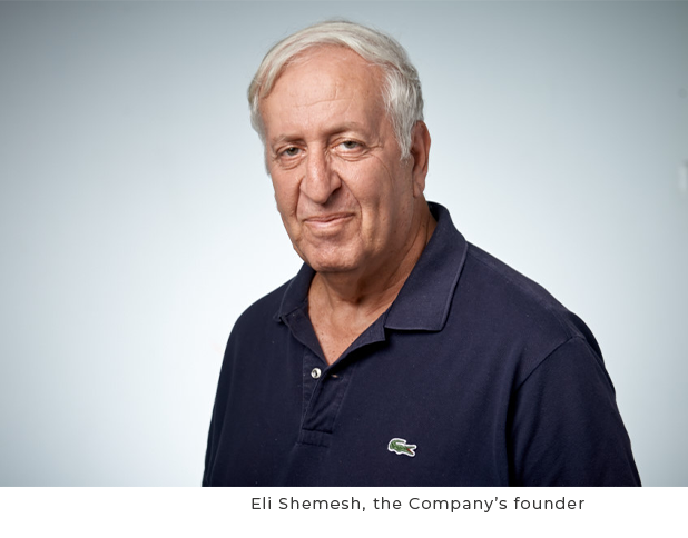 Eli Shemesh, the Company’s founder