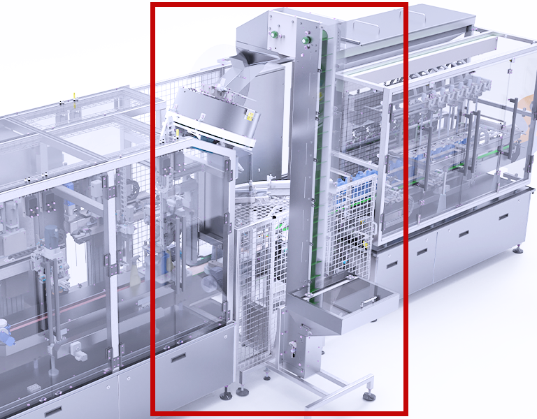 ATTILUS intelligent cap sorting close-up