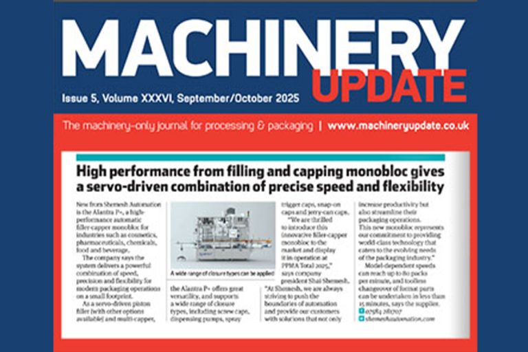Alantra P+ Featured in Machinery Update’s New Machinery Section