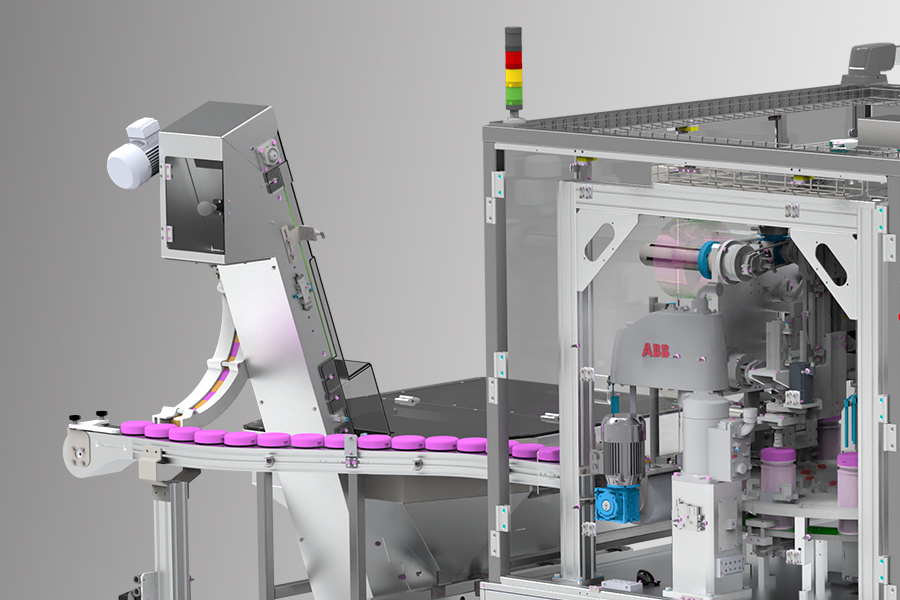 operator-friendly monobloc packaging machine HMI for canister wipes