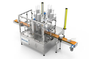 High-speed lid denester for buckets – Shemesh Automation